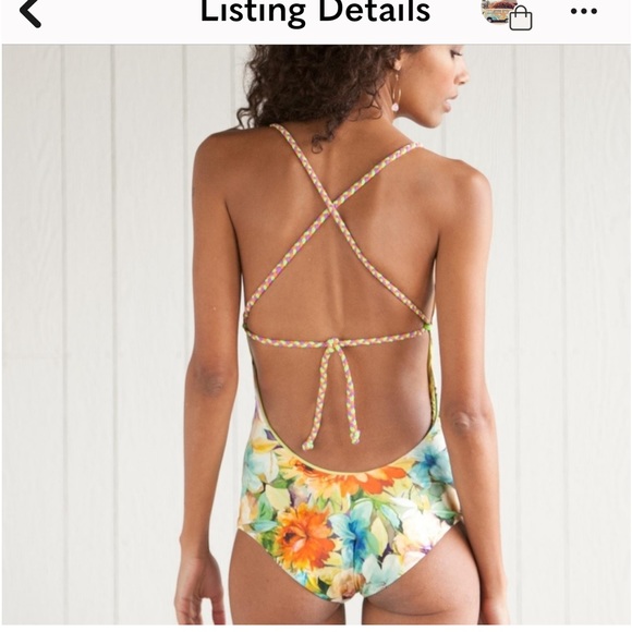 NWT Sundance LA ISLA FLORAL ONE PC - Picture 6 of 6